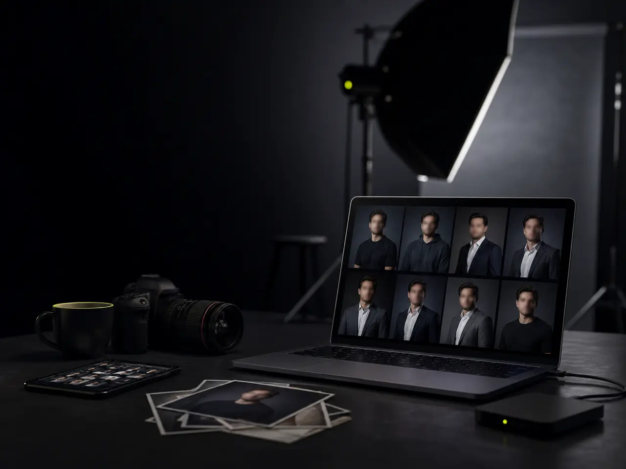 Creating AI headshots from uploaded selfies