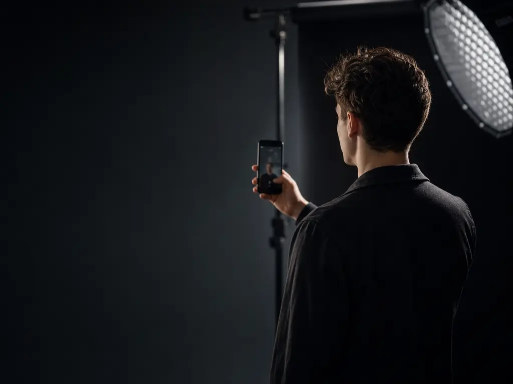 Consistent source-photo guidance for corporate headshots