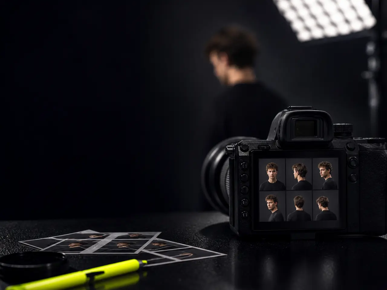 Source-photo guidance for approachable realtor headshots